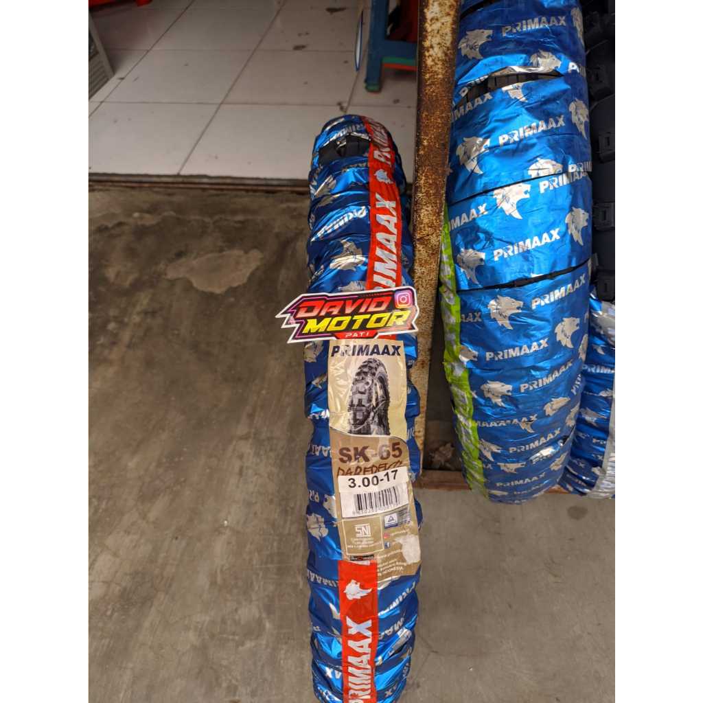 READY BAN TRAIL TRABAS SEMI PRIMAX PRIMAXX SK 65 UKURAN 300 RING 17 ORIGINAL