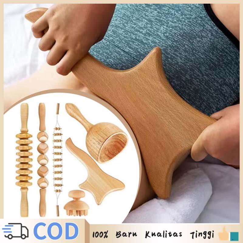 Pijat Manual Alat Alat Pijat Kayu 20 Manik Alat Pijat Manual Multifungsi