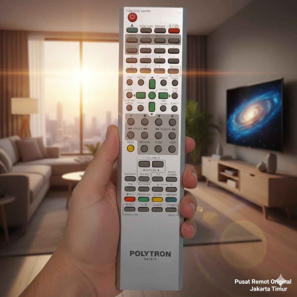 REMOTE REMOT DVD HOME THEATER POLYTRON ORIGINAL ASLI