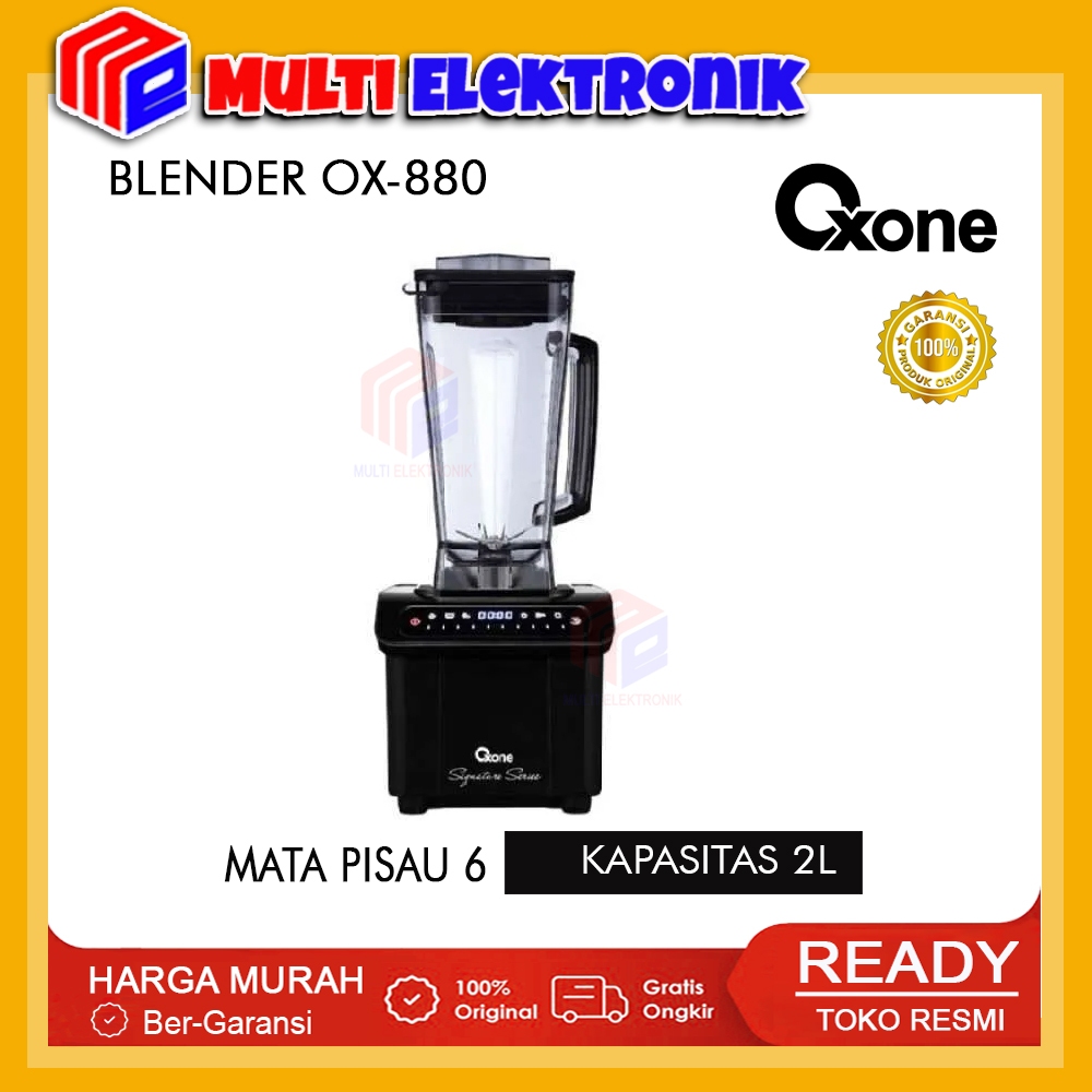 OXONE Power Blender Signature Series OX880 BPA Free 6 Mata Pisau Stainless Steel
