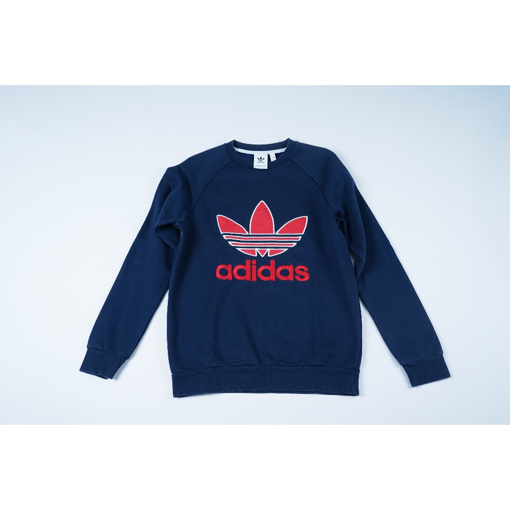 Adidas - Trefoil Crewneck Collegiate Navy Sweatshirt