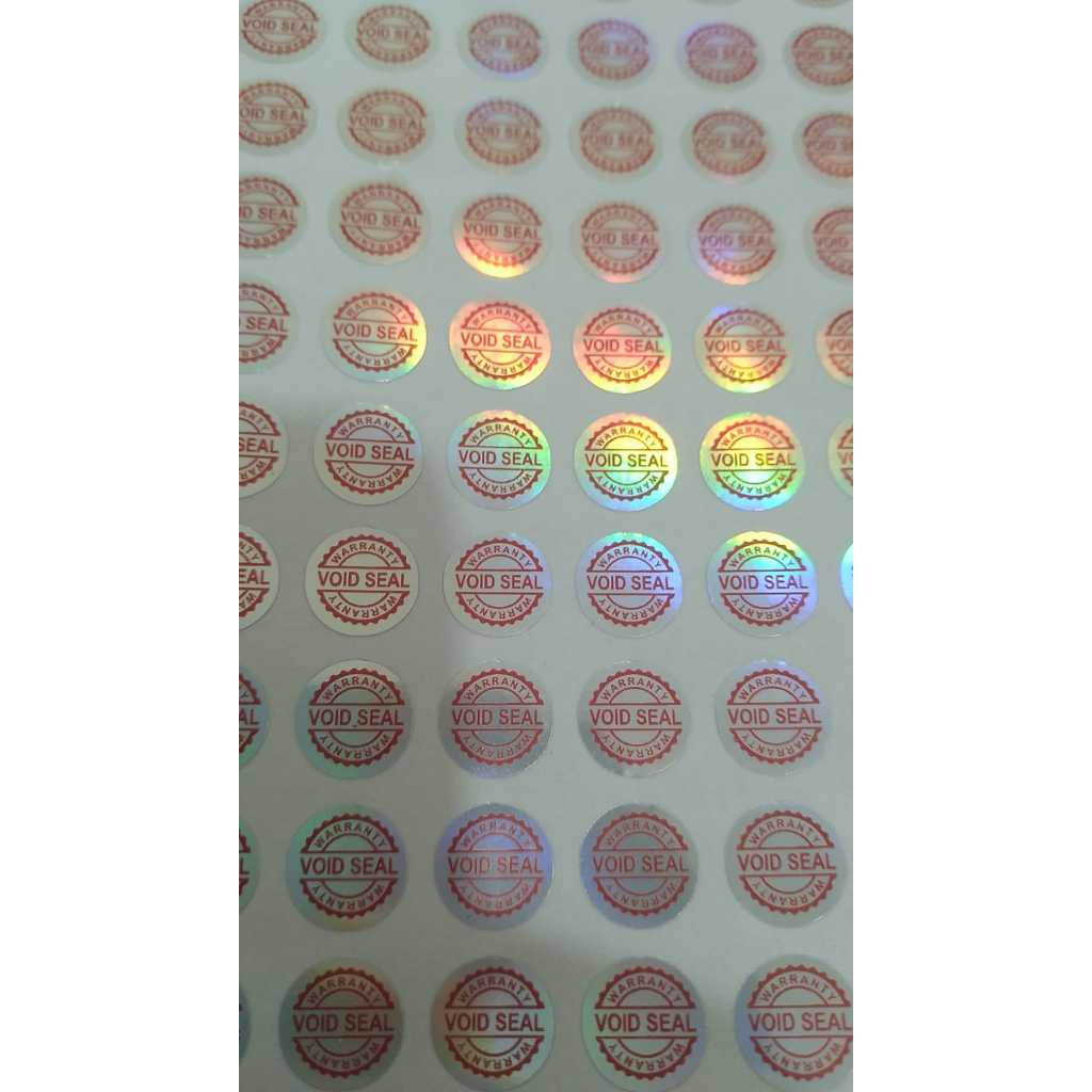Segel Garansi Hologram Premium