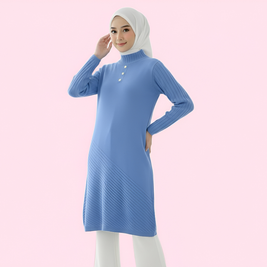 Tunik Rajut Premium Wanita Motif Anggun