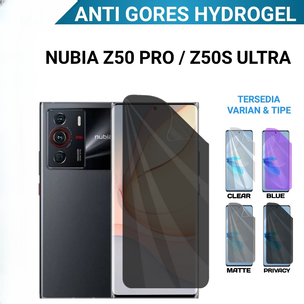 Anti Gores Hydrogel ZTE NUBIA Z30 PRO / NUBIA Z40 PRO / NUBIA Z40S PRO / NUBIA Z50 / NUBIA Z50 ULTRA