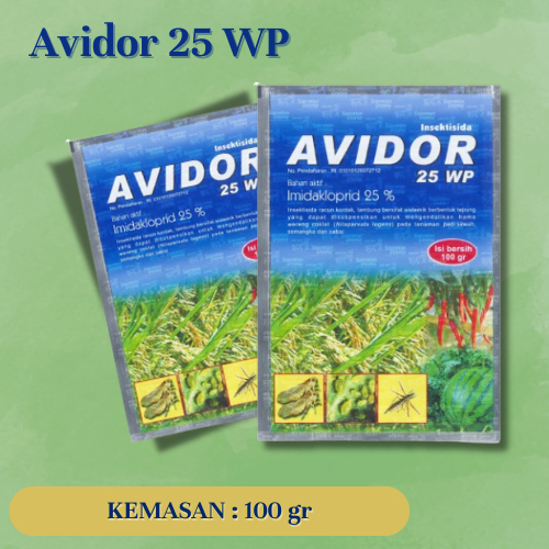 Insektisida Avidor 25 WP 100gr Imidakloprid Sistemik
