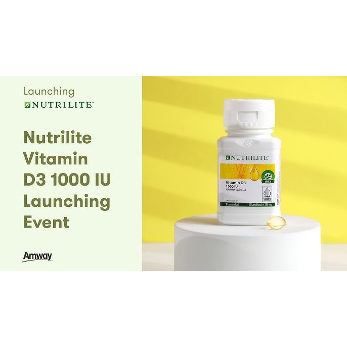 Nutrilite Vitamin D3 1000 IU Amway
