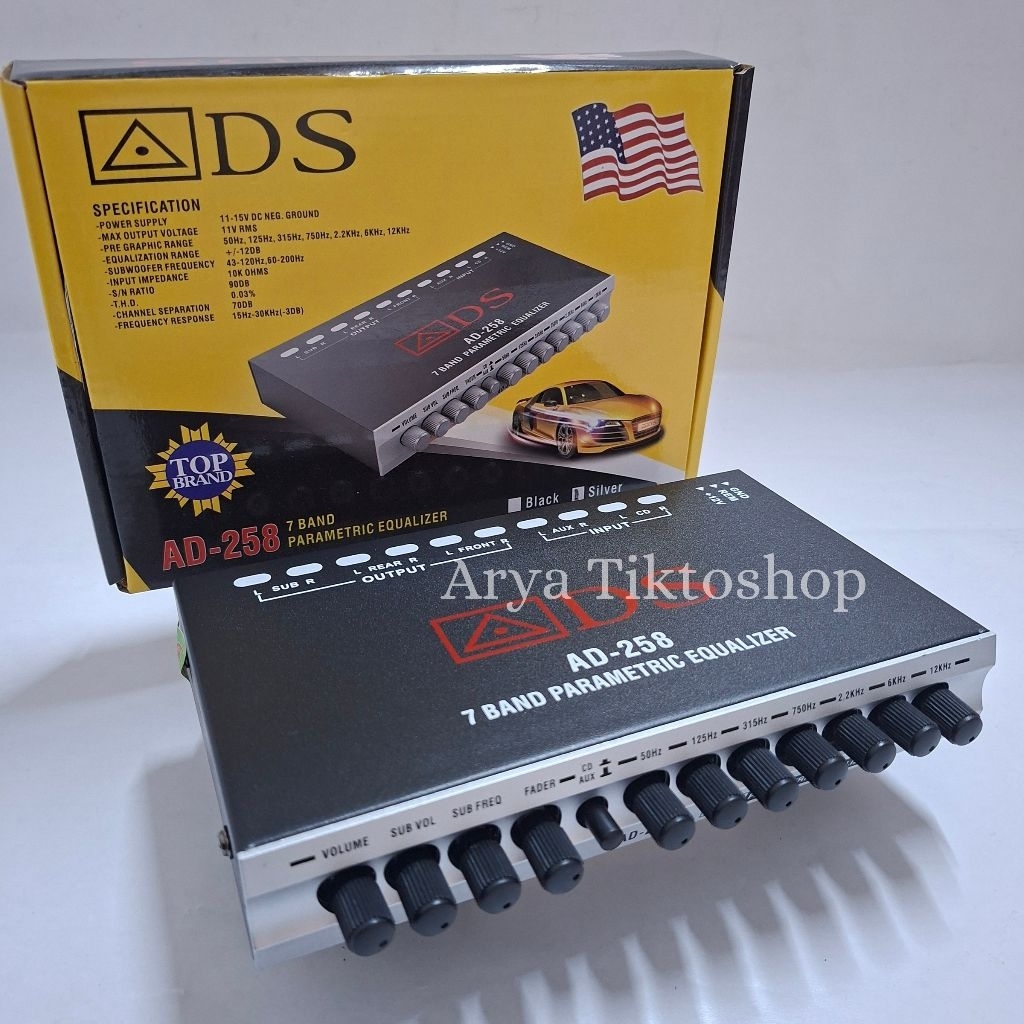 Pream Parametrik ADS AD 258 7BAND Equalizer Parametrik ADS AD 258 7BAND