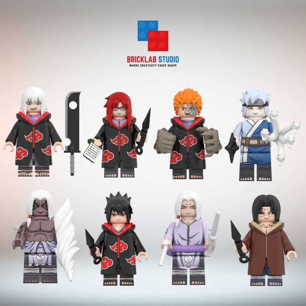 Lego Mainan Figur Anime Naruto Uchiha Mini Aksesoris (6113)