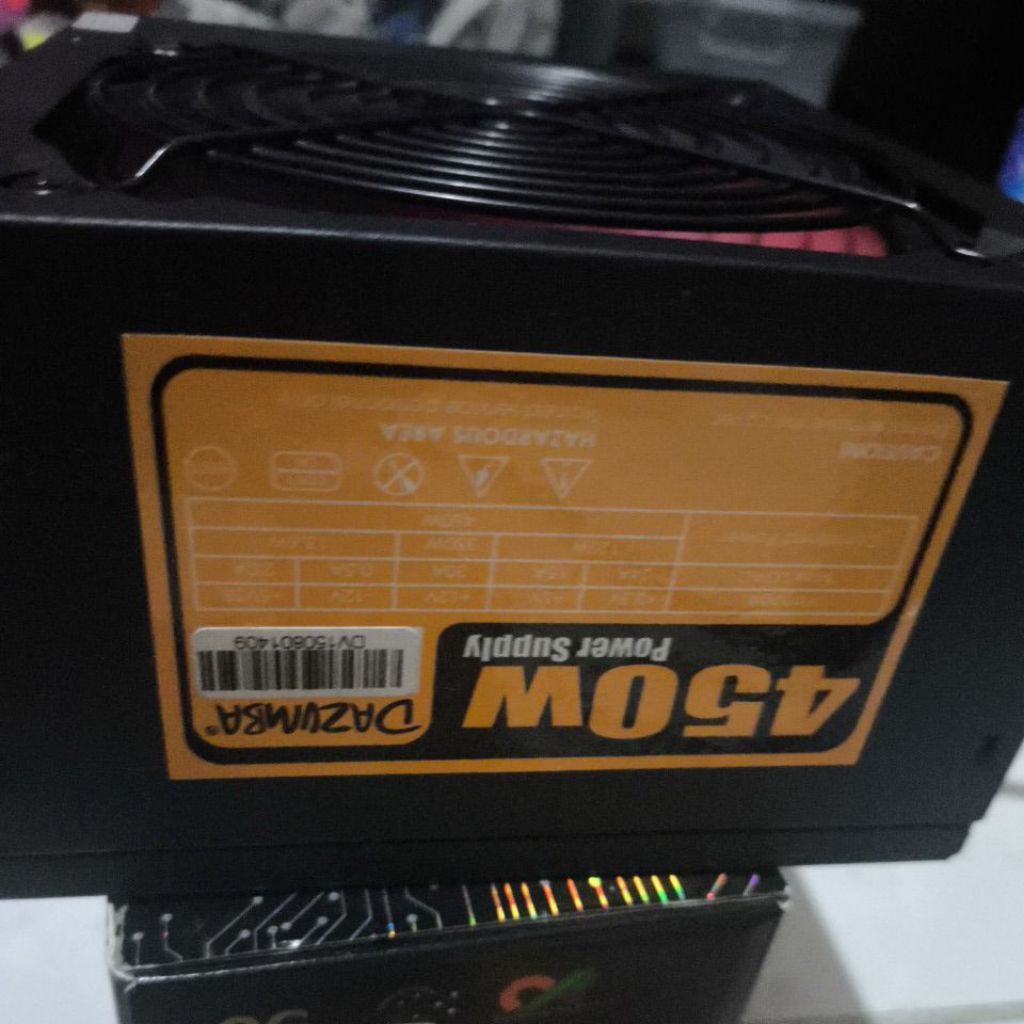 power supply pc dazumba 450w seken