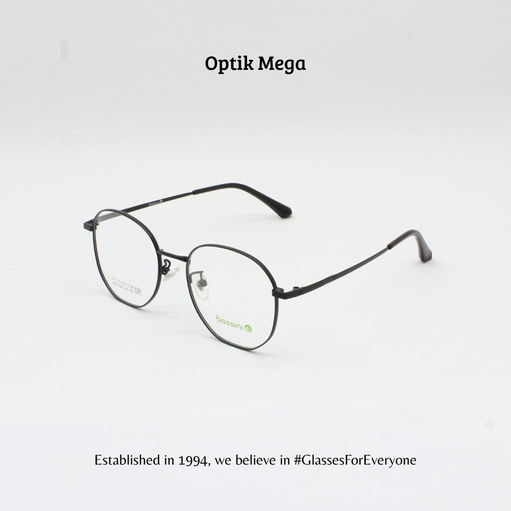 OPTIK MEGA - BOSSINI Titanium 5052 Matt Black Unisex