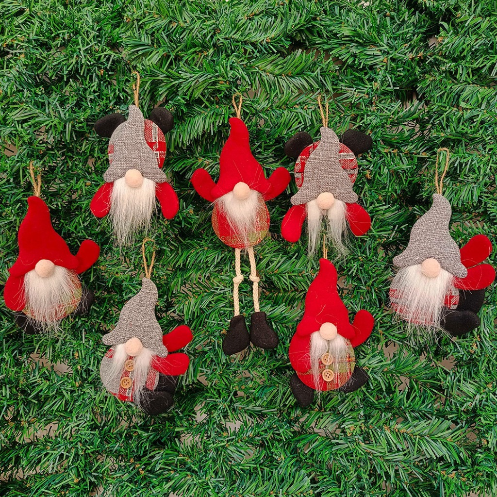 Christmas Boneka Pohon Natal Hiasan Gantungan Dekroasi Aksesoris Christmas Tree Handing Decoration N