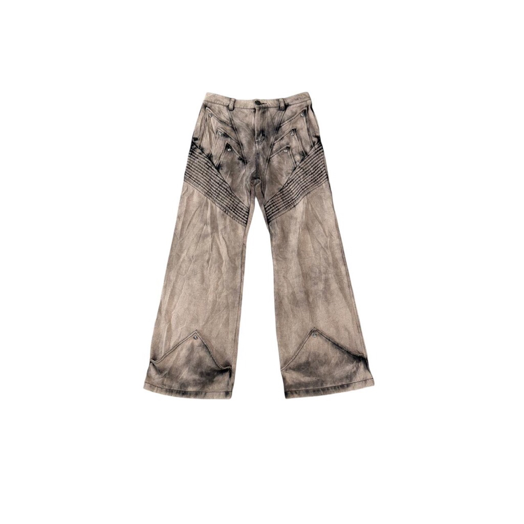 Japanese brand flare pants / japanese flare jeans pants / japanese flare pants / y2k japanese flare 