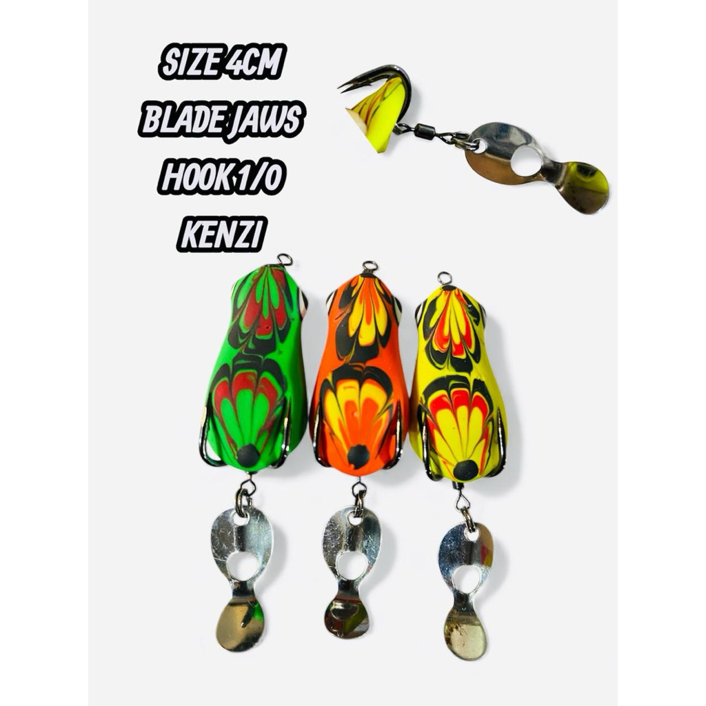 SOFTFROG JAWS 4CM || UMPAN CASTING GABUS BERISIK