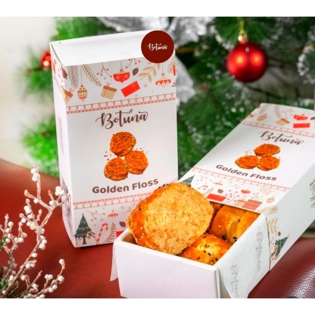 HAMPERS NATAL BOTUNA ROTI GULUNG ABON TUNA ROTI GULUNG ABON FLOSS ROLL BOTUNA ROTI GULUNG ABON SAPI 