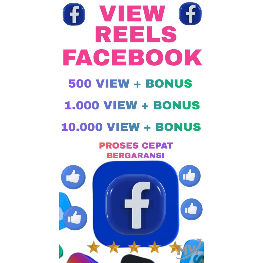 VIEWERS VIDEO REELS FACEBOOK AMAN MONETISASI PRO-Marwa Media