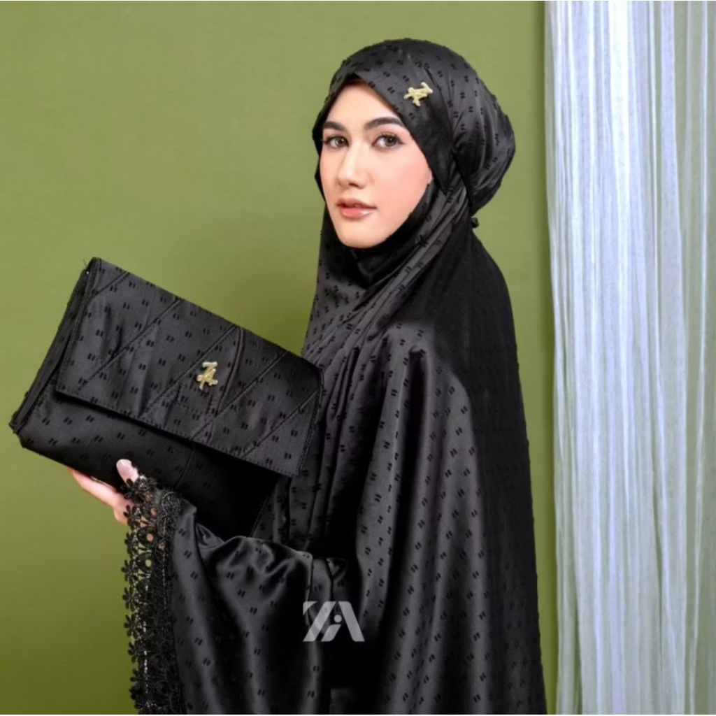 MUKENA DEWASA PENUTUP DAGU URAGIRI SILK PREMIUM MEWAH CANTIK [ZAIN MOSLEM]