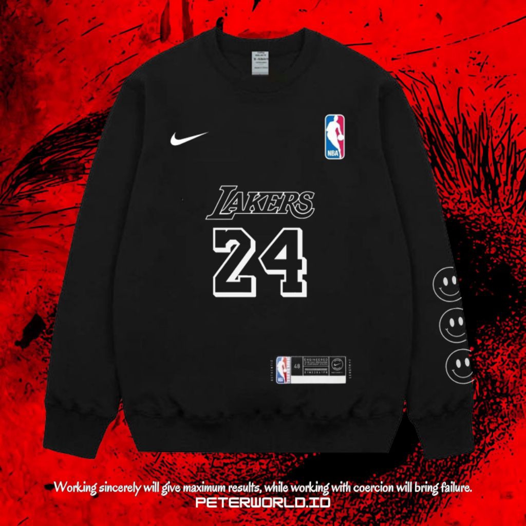 Peterworld "Lakers 24" Crewneck | Hoodie | Jaket | Sweater Crewneck Lakers 24 Original Premium Vinta