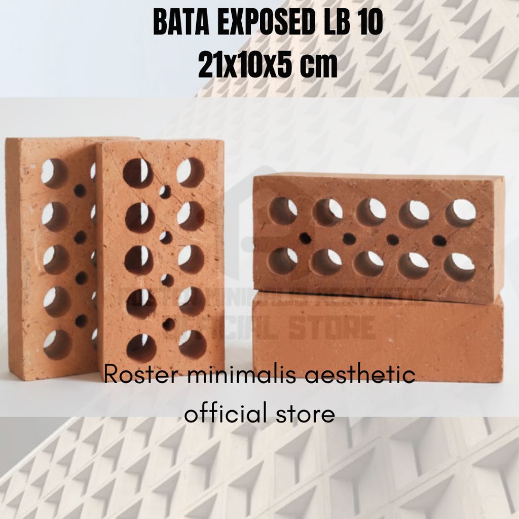 Bata expose , bata merah, batu bata, bata tanah liat