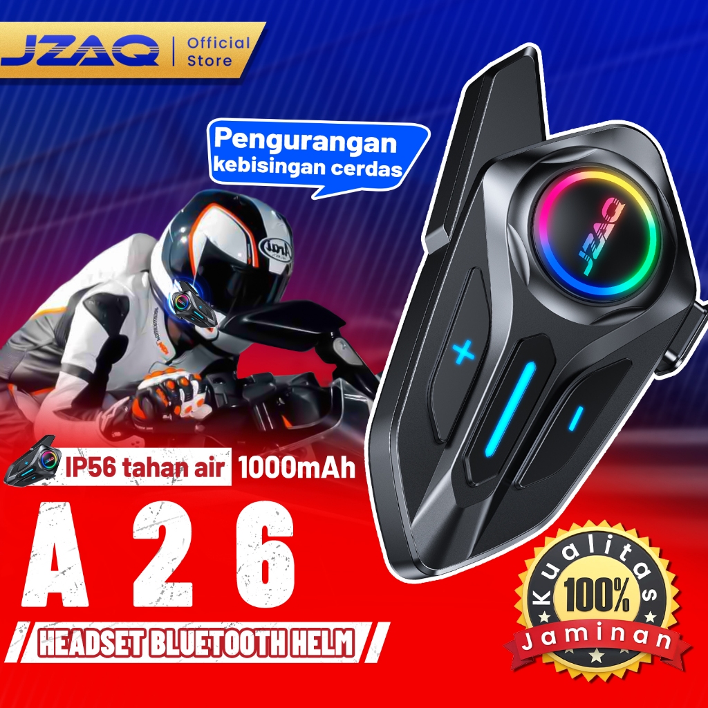 Intercom Helm Motor Headset Helm Bluetooth/intercom 2 orang/intercom helm/IP67 waterproof/Bisa terhu
