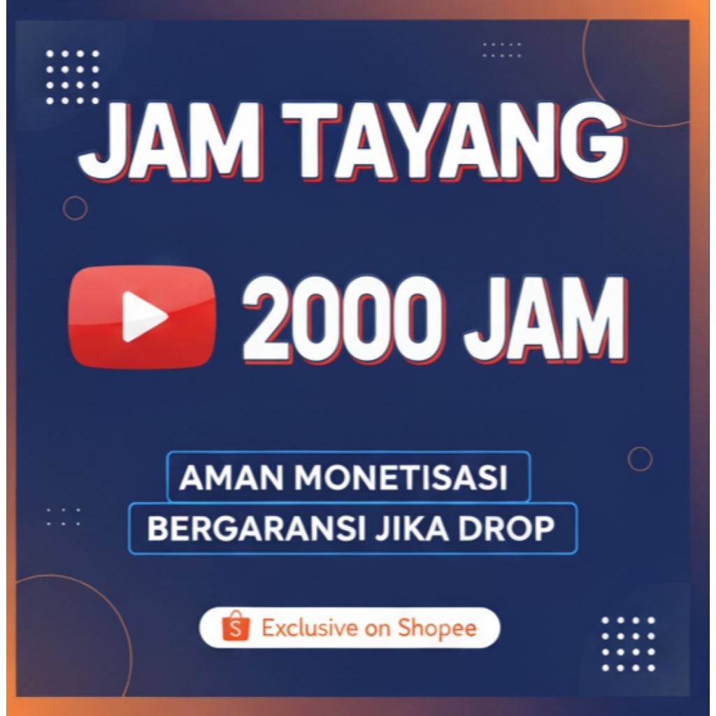 Jam Tayang Youtube untuk Monetisasi