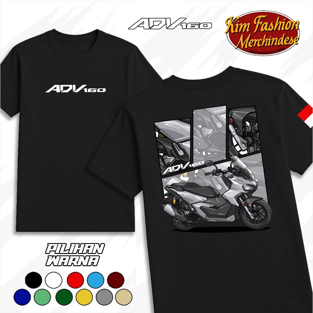 KIMFASHION988 - KAOS HONDA ADV160 - KAOS USER ADV160 - COCOK UNTUK PRIA DAN WANITA - VIRAL