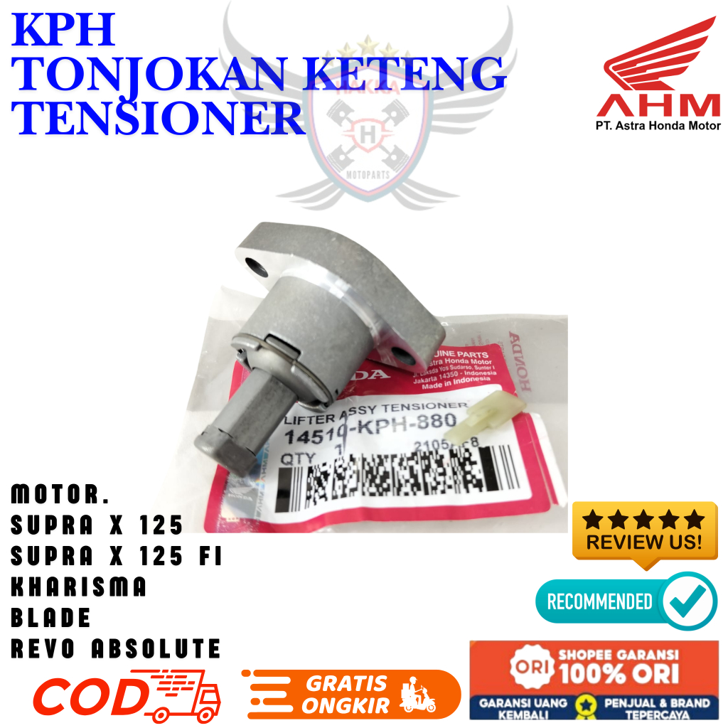 KPH TENSIONER ASLI HONDA SUPRA X 125,TENSIONER ASLI HONDA SUPRA X 125 FI,TENSIONER ASLI HONDA KHARIS