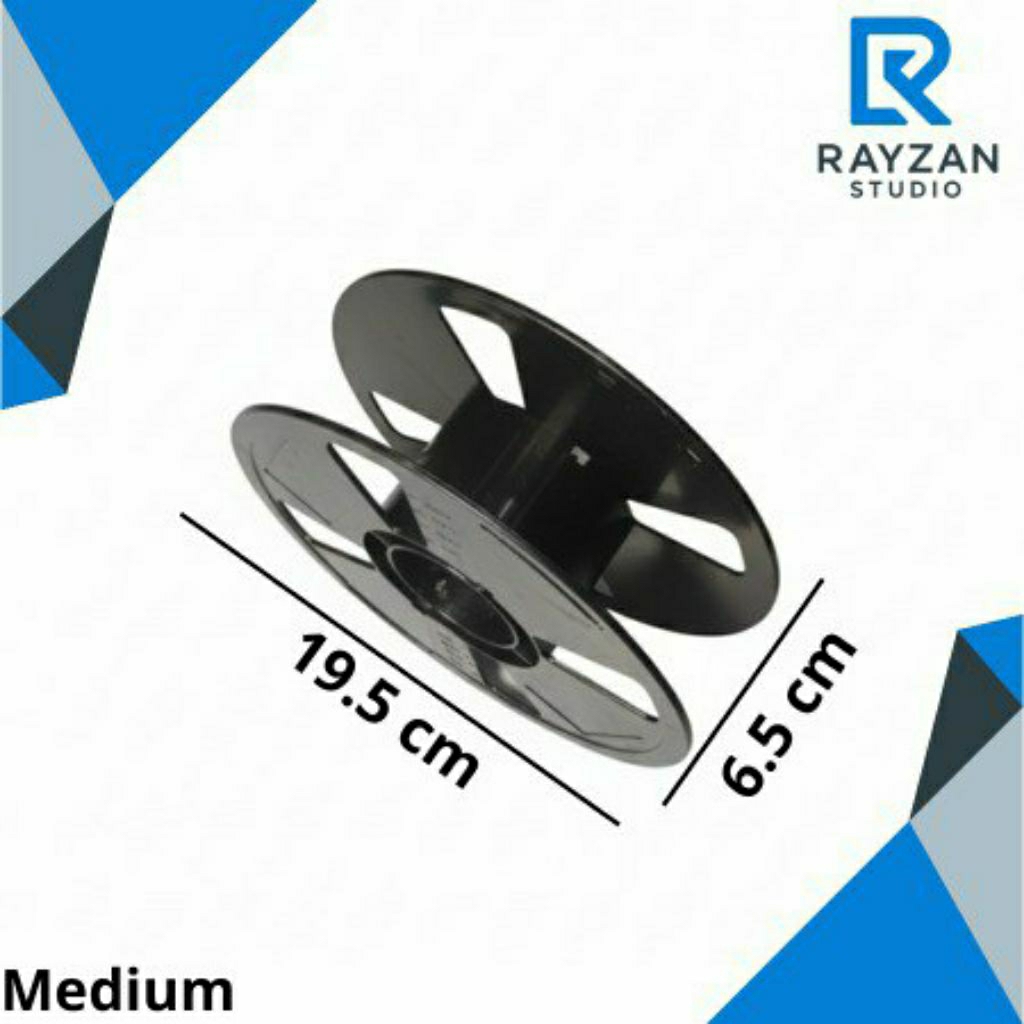 Klosan Gulungan Kabel Bobin Sedang Plastik Rollan Gulungan Kabel Kawat Umum Size