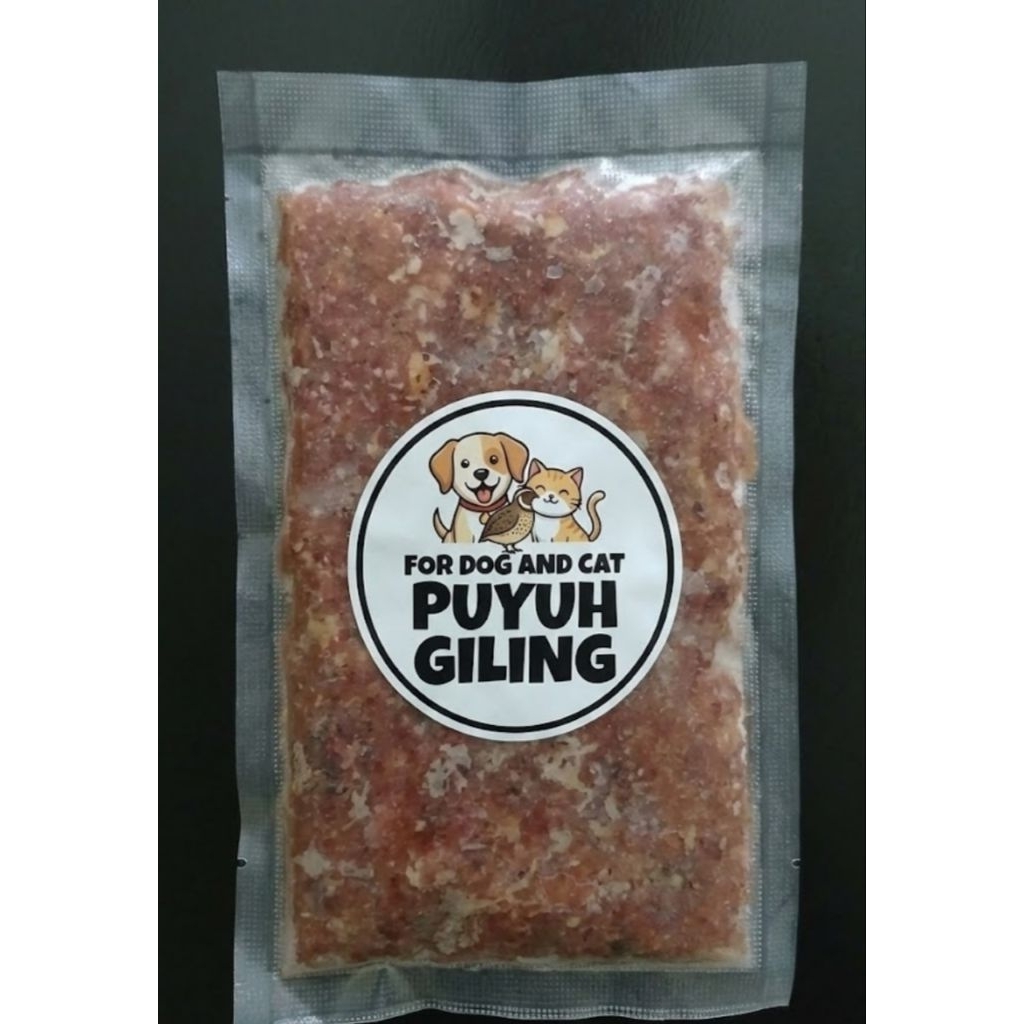 Puyuh Giling 1 kg / Daging Giling / Hunter Raw Food / Daging Puyuh Giling / Makanan Kucing / Anjing 