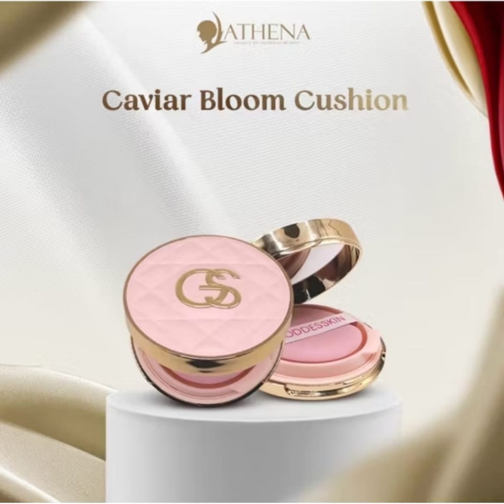 Goddesskin CAVIAR BLOOM Cushion By Goddesskin Athena Barler