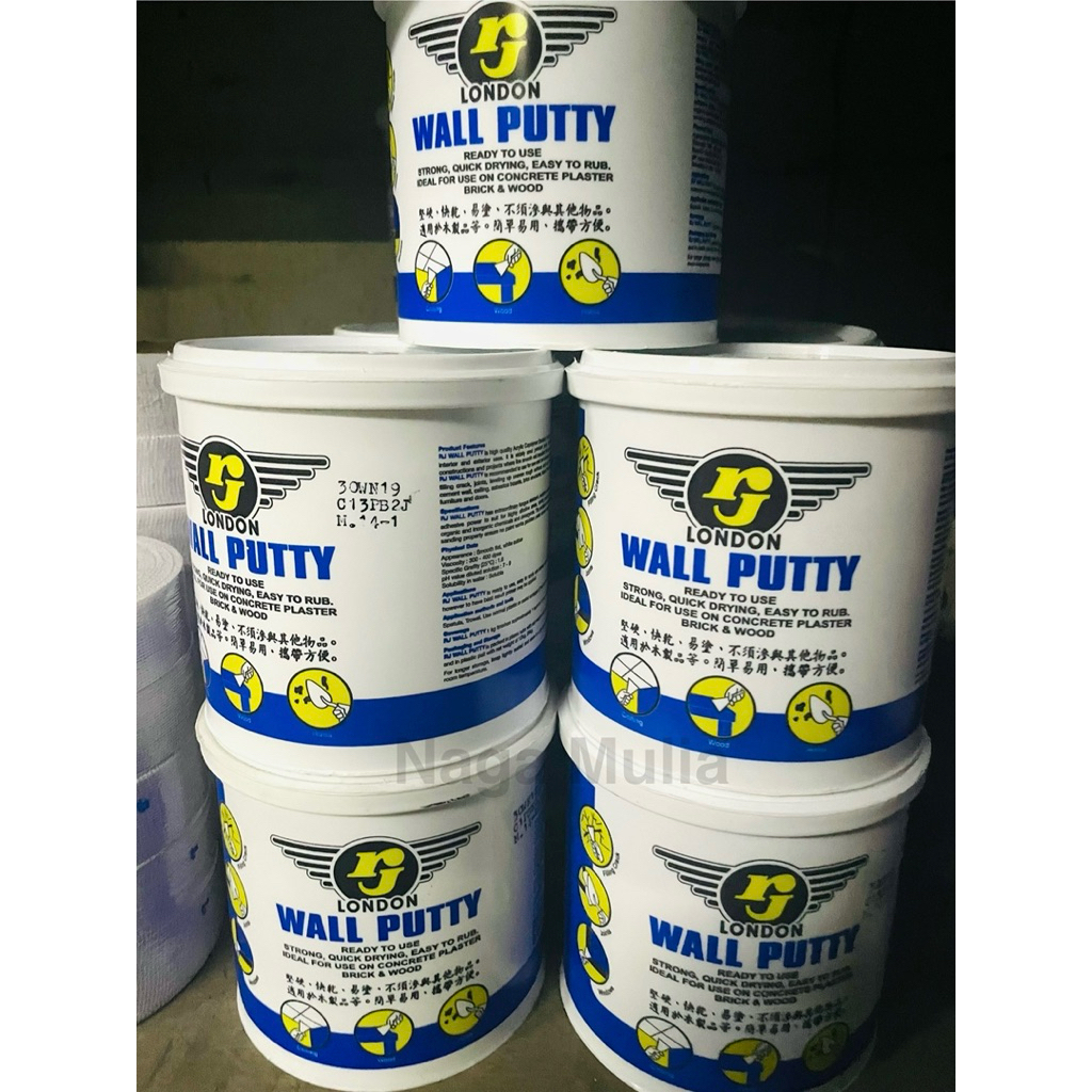 Dempul Tembok dan Kayu 1Kg Dempul RJ Serbaguna