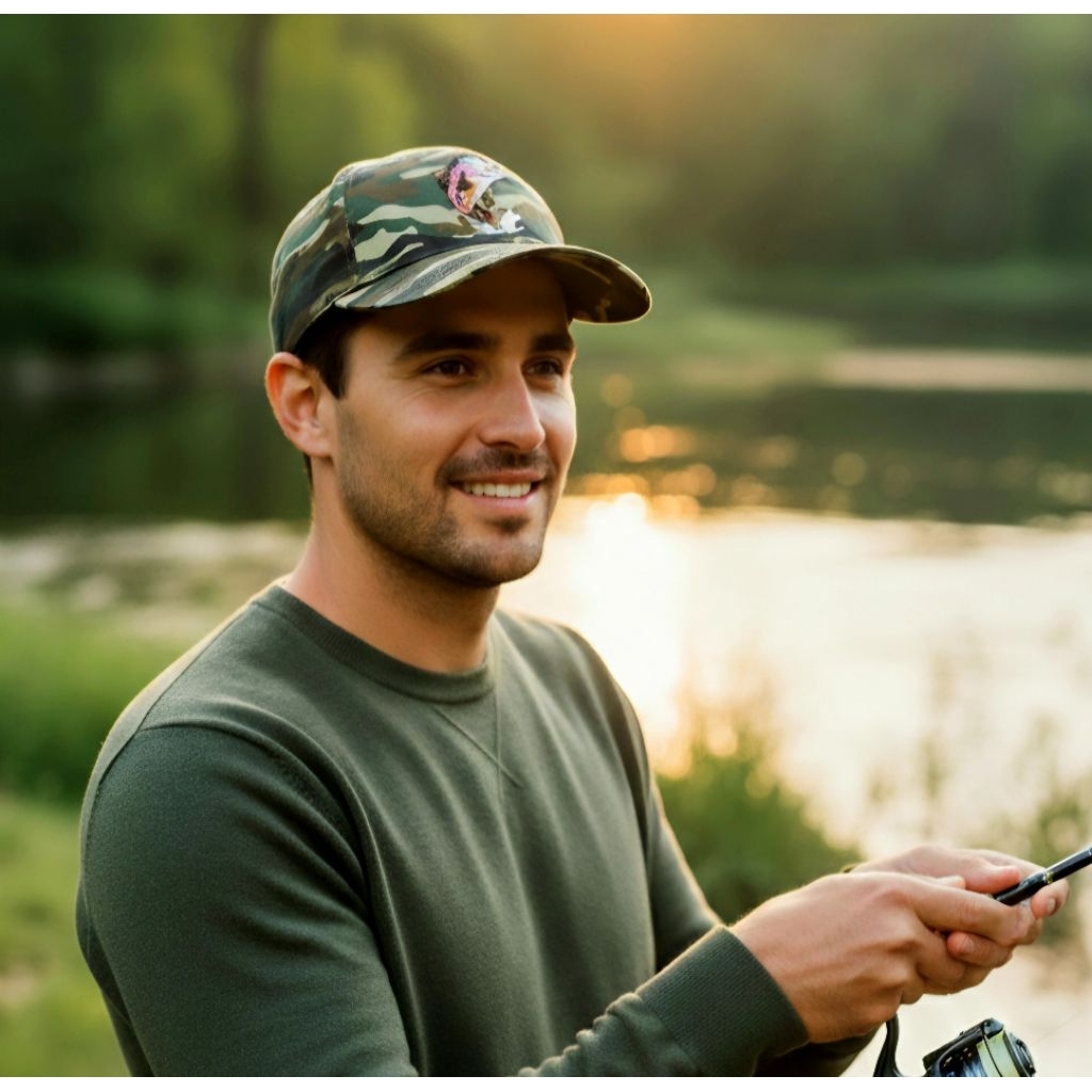 Topi Logo Ikan Original Second Warna Camo