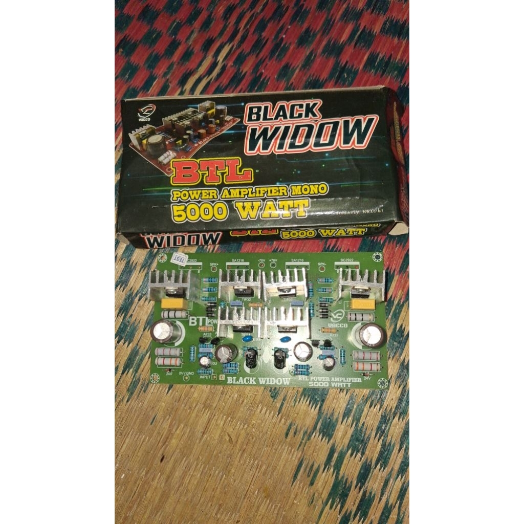 kit driver black widow btl 5000watt