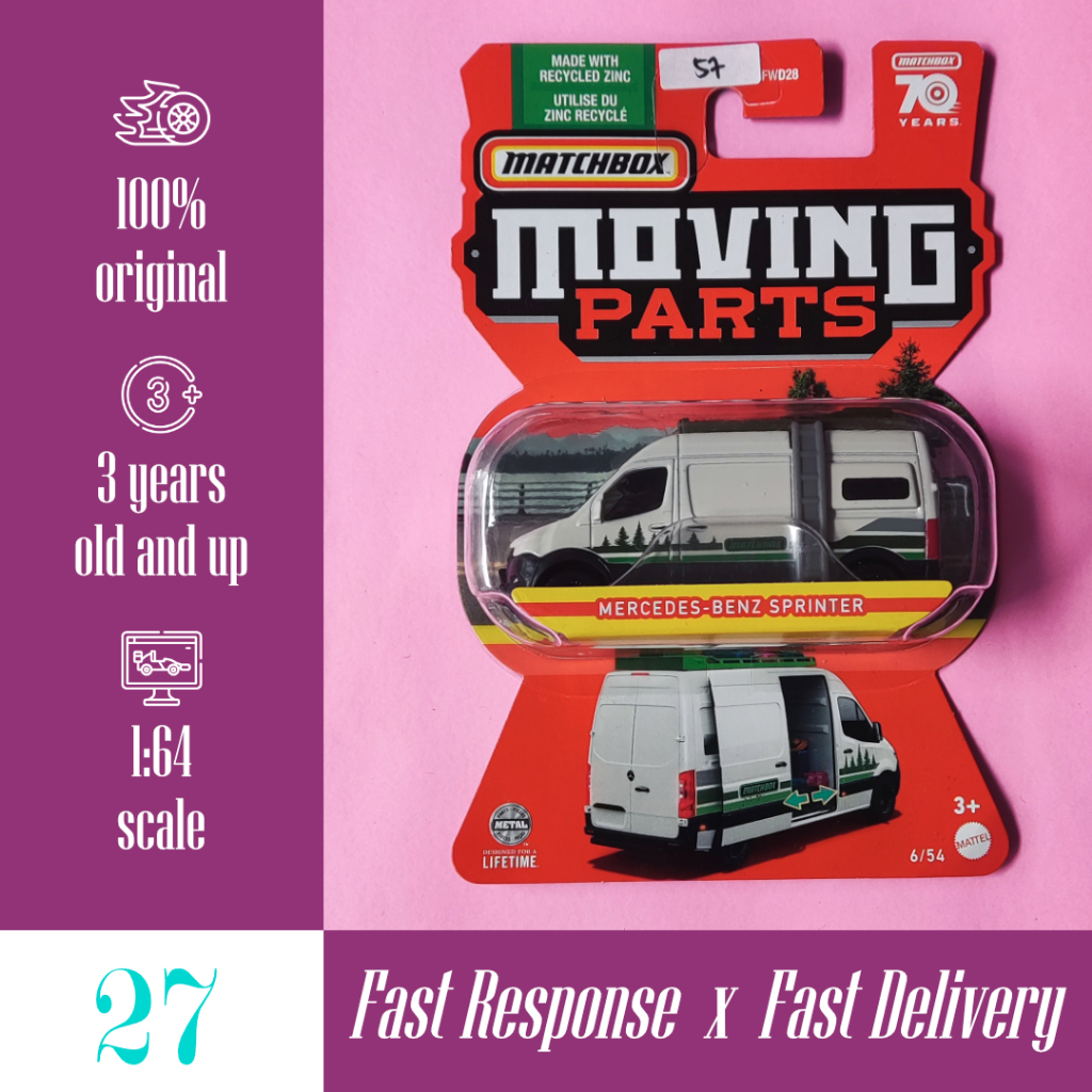 Matchbox Moving Parts Mercedes-Benz Sprinter