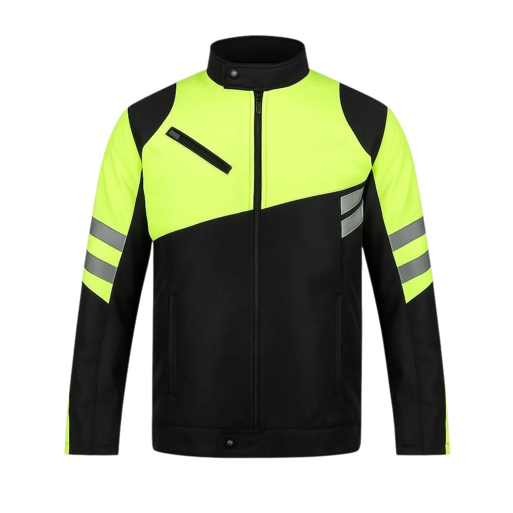 jaket motor touring generasi gen z | hijau stabilo