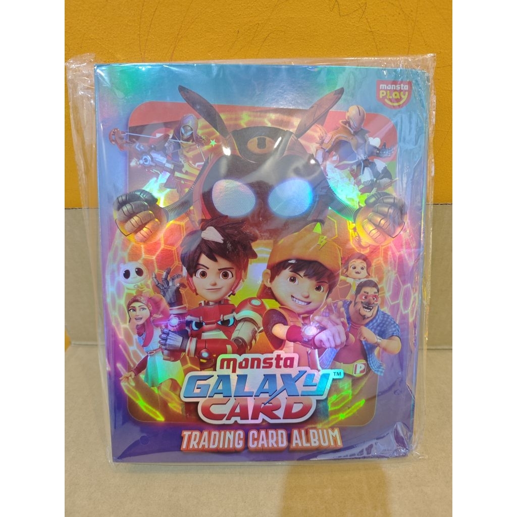 Monsta galaxy card Album (Free Kartu GOLD Boboiboy & Mechamato)