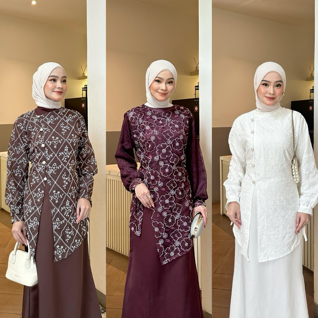 Dezhaf - Ranum Outer Kebaya / Kebaya modern / Outfit Wisuda / Outfit Kondangan