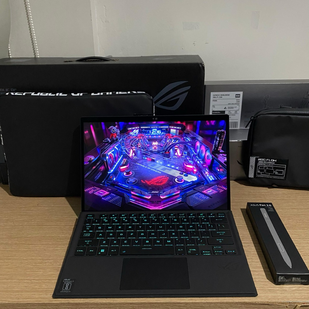 Laptop Gaming Asus ROG Flow Z13 GZ301VU I9 13900H 16/1TB RTX 4050 6GB Fullset Garansi On 2027