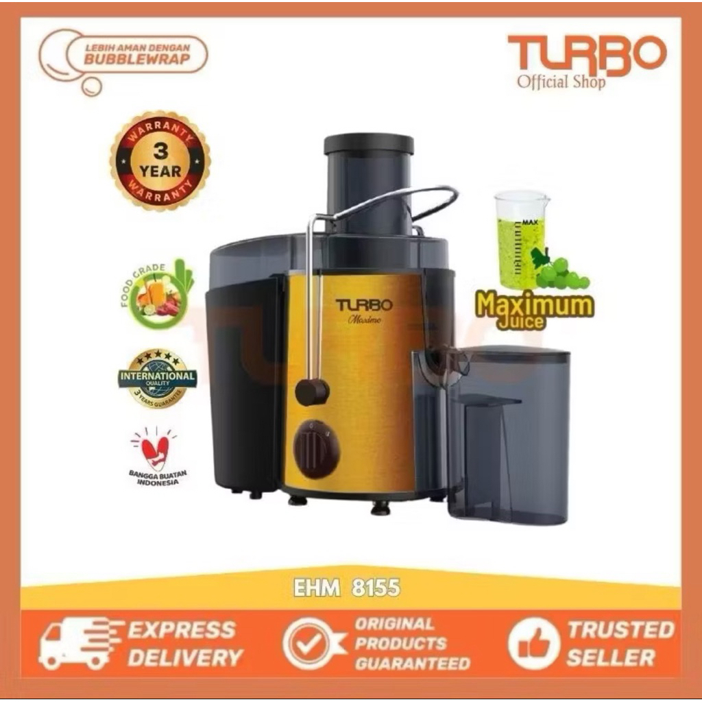 Juicer Jus Extractor Machine merk TURBO / SAMONO