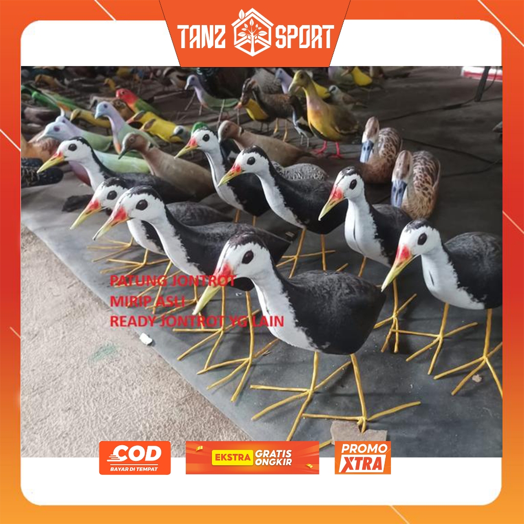 PATUNG BURUNG RUAK JONTROT RUAK RUAK MIRIP ASLI BONEKA MANUK KAREO PADI TAHAN AIR KUALITAS PREMIUM P