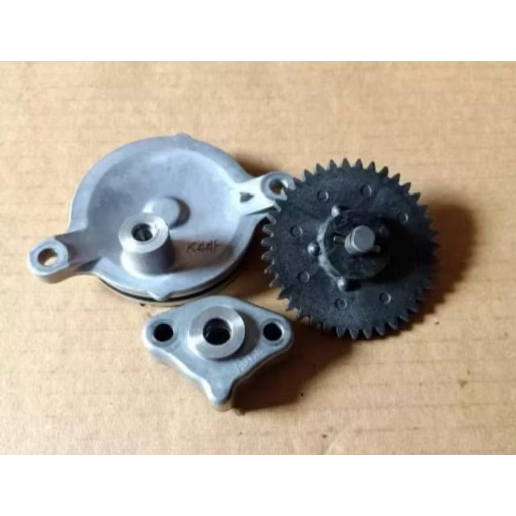 Tutup gear pompa oli set gigi beat Esp k44/K81 original