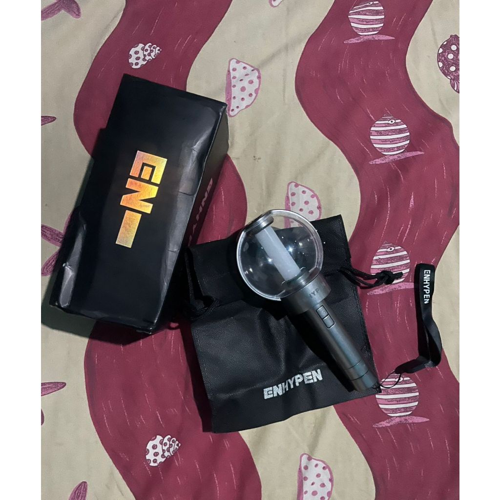 {free photocard random} PRELOVED Lightstick Enhypen Ver 1