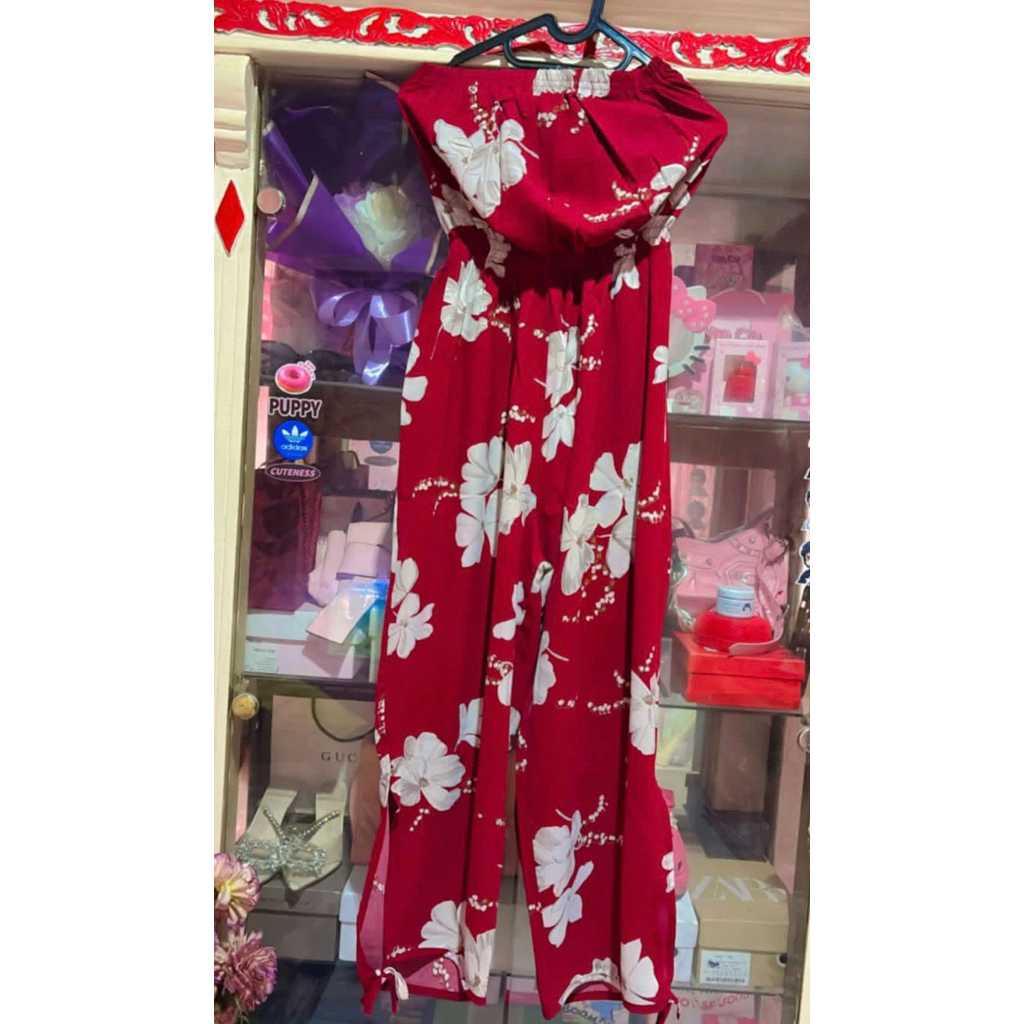 jumpsuit kemben pantai