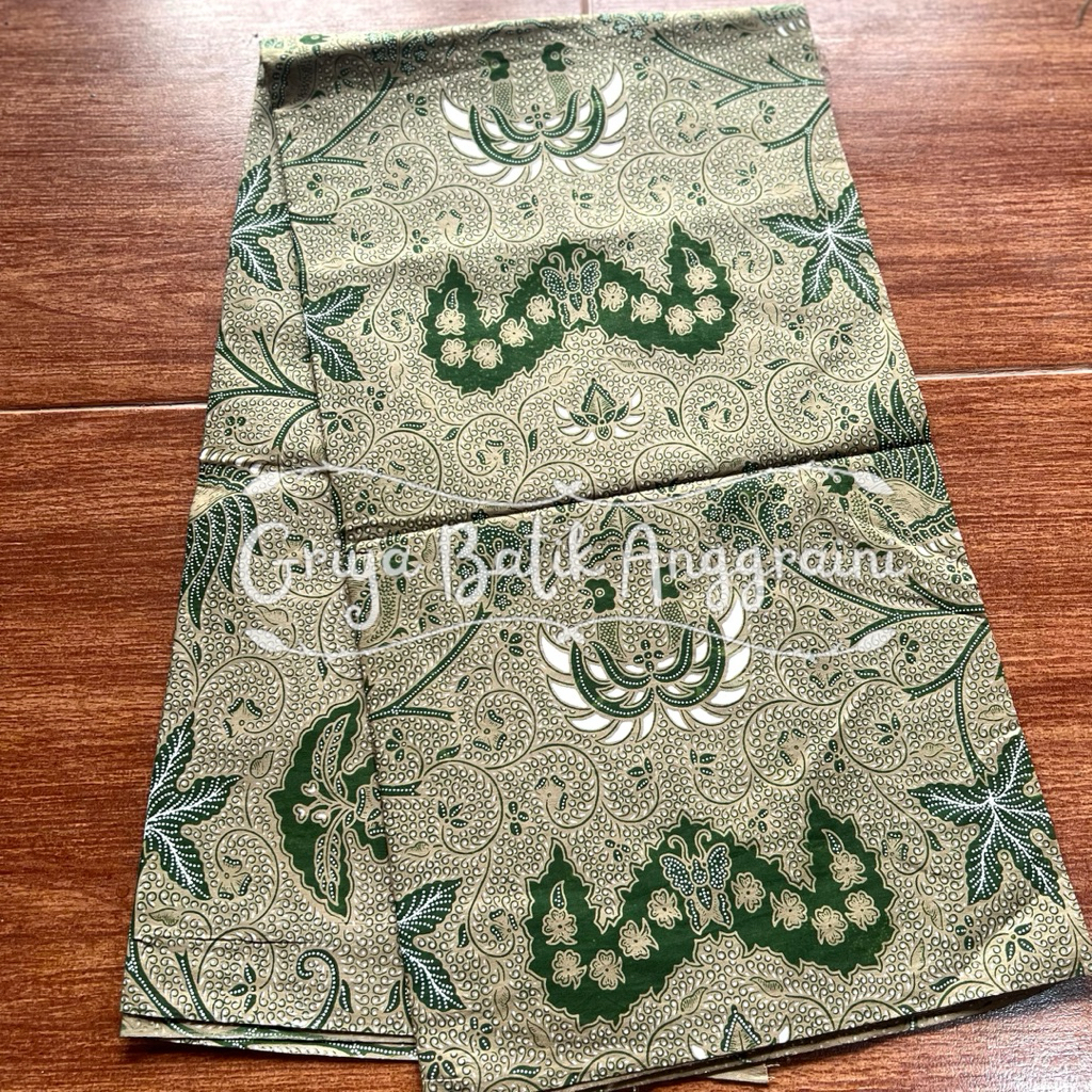 KAIN JARIK LAWASAN MOTIF WAHYU TUMURUN HIJAU