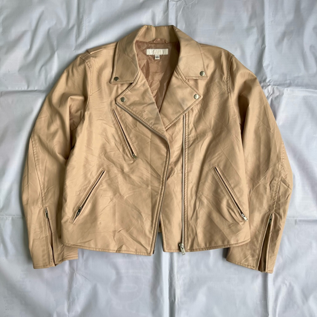 RAMONES LEATHER JACKET UNIQLO