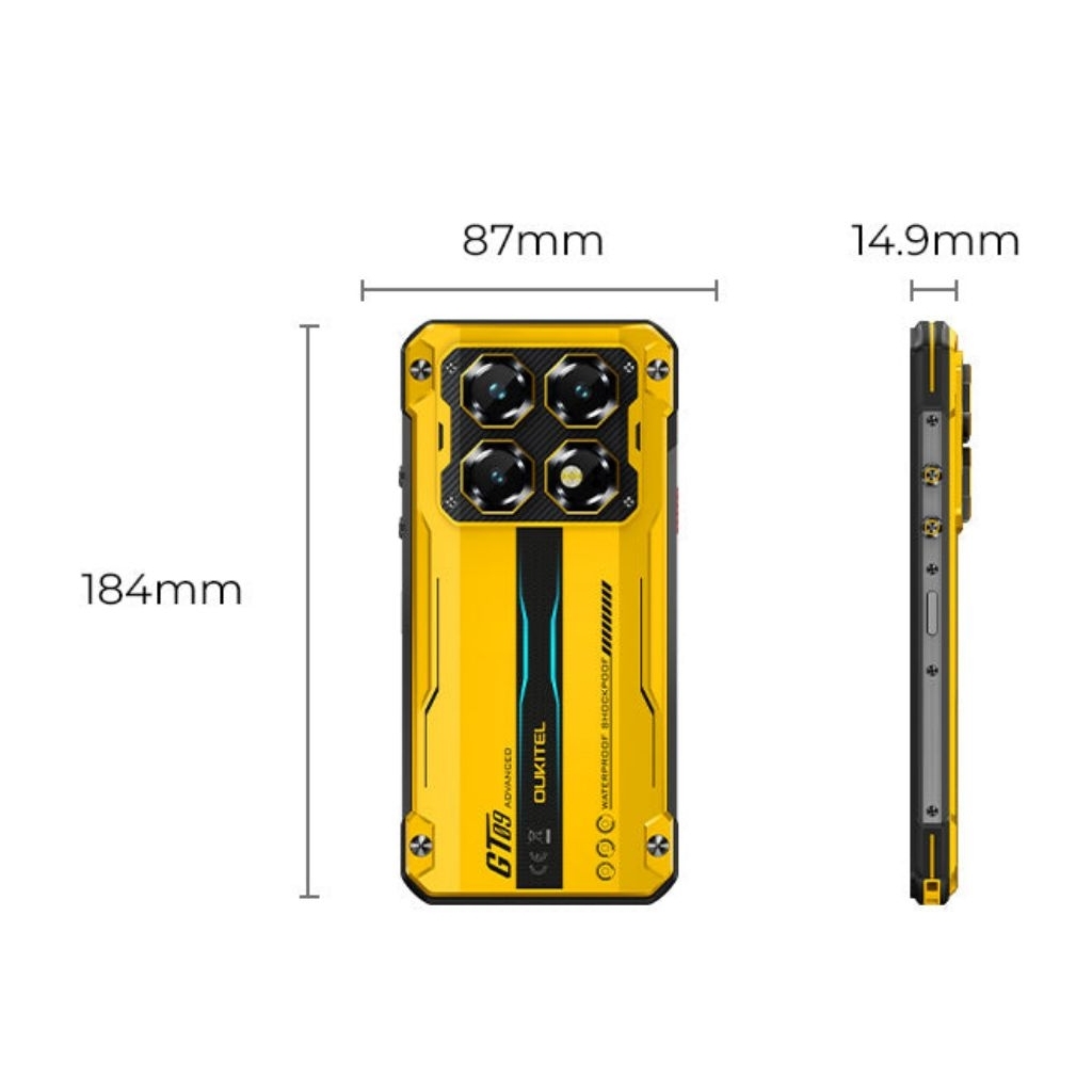 Oukitel WP60 Rugged 8GB/12GB/16GB+512GB 7.2 Inch 10000mAh 4G LTE Android 15 NFC