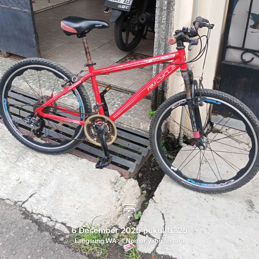 Sepeda MTB 26 Wimcycle 8 speed Siap Pakai