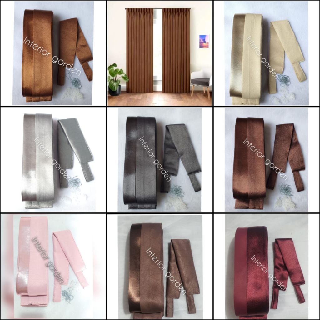 gorden blackout plisket model cantolan kawat s