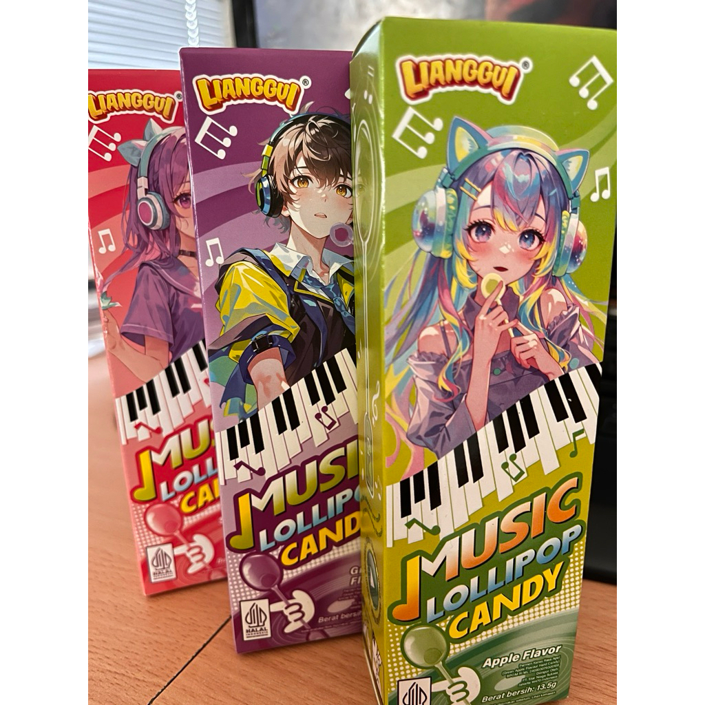 Permen Musik - Music Lollipop Candy