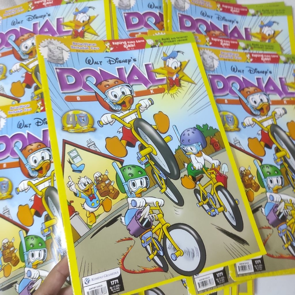 majalah komik Donal bebek • Walt Disney • 40 th album Donal bebek