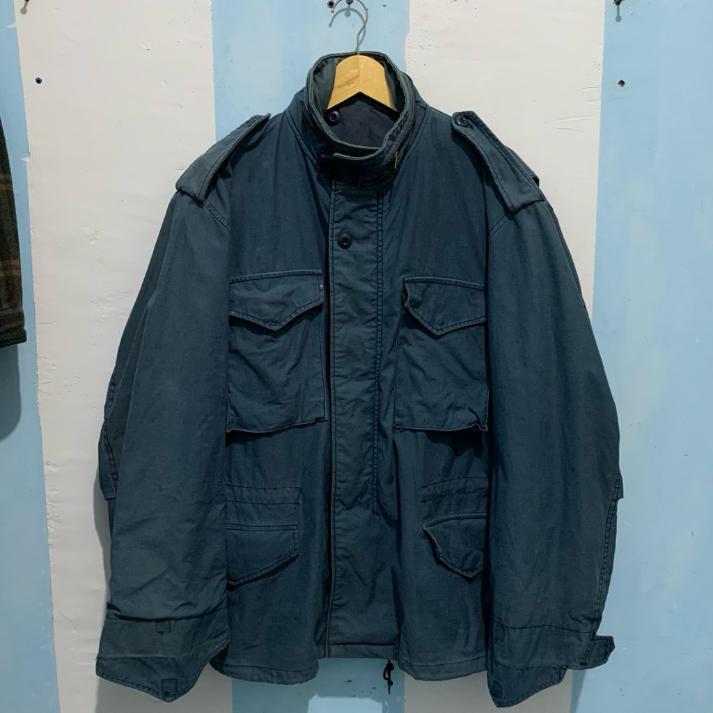 (BACA DESKRIPSI) Vintage jacket man’s field m65 Alpha Industries button scovill